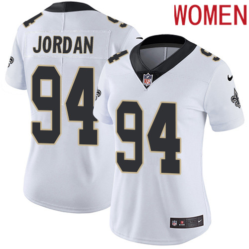 2019 Women New Orleans Saints #94 Jordan white Nike Vapor Untouchable Limited NFL Jersey->new york islanders->NHL Jersey